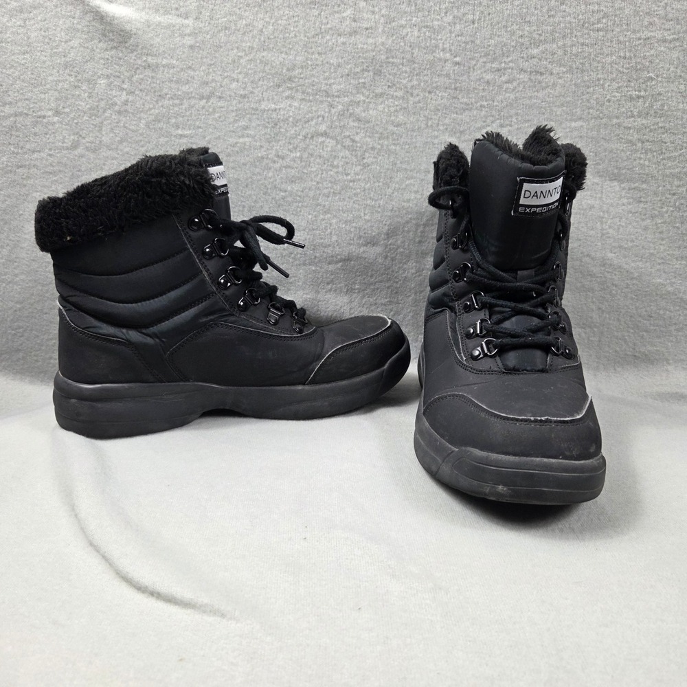 Dannto Expedition Snow Boots Womens EU 40 Black Good Faux Fur Lined Lace Up